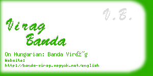 virag banda business card